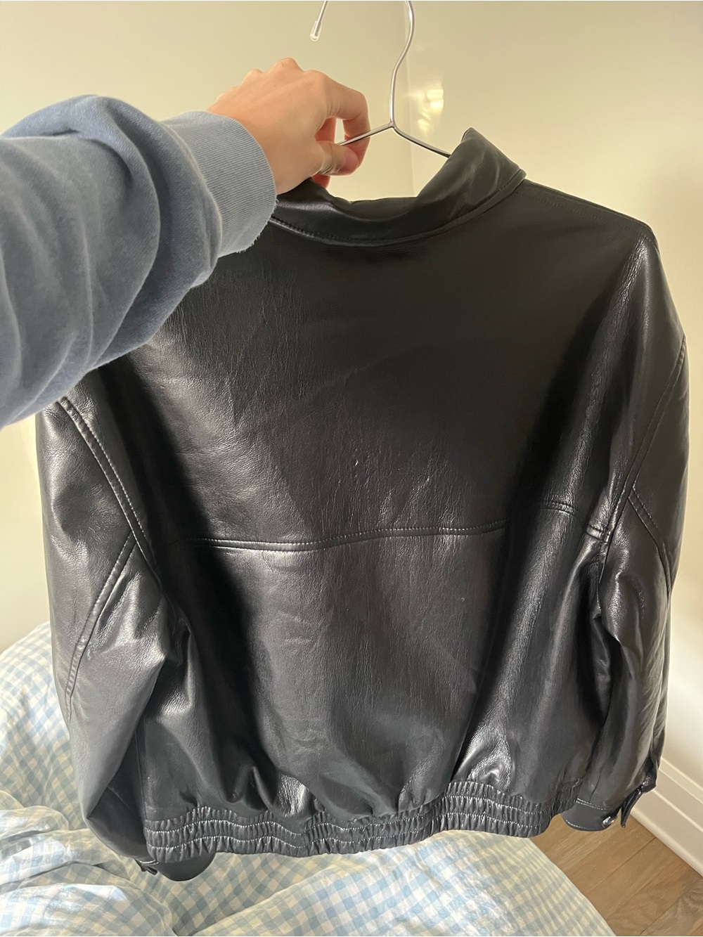 Aritzia Falcon Jacket - UnReal Leather - Picture 5 of 6